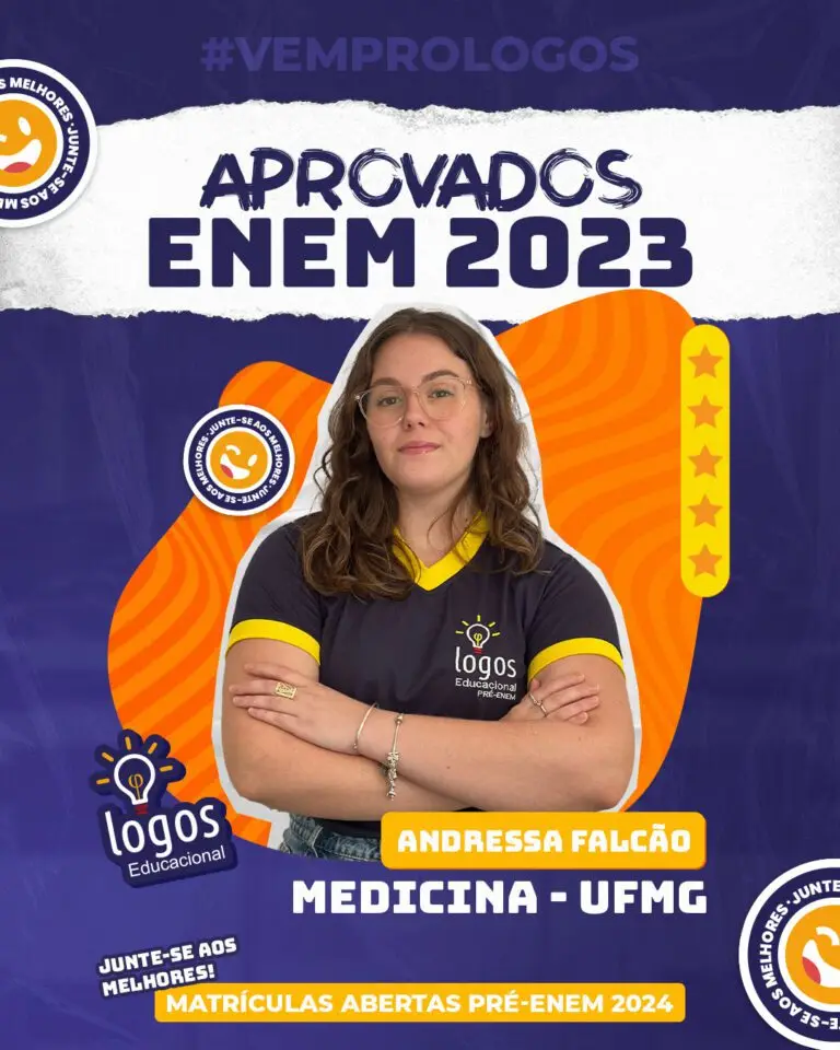Aluno do Logos Educacional aprovado — ENEM