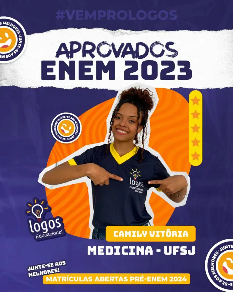 Aluno do Logos Educacional aprovado — ENEM