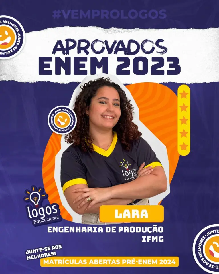 Aluno do Logos Educacional aprovado — ENEM