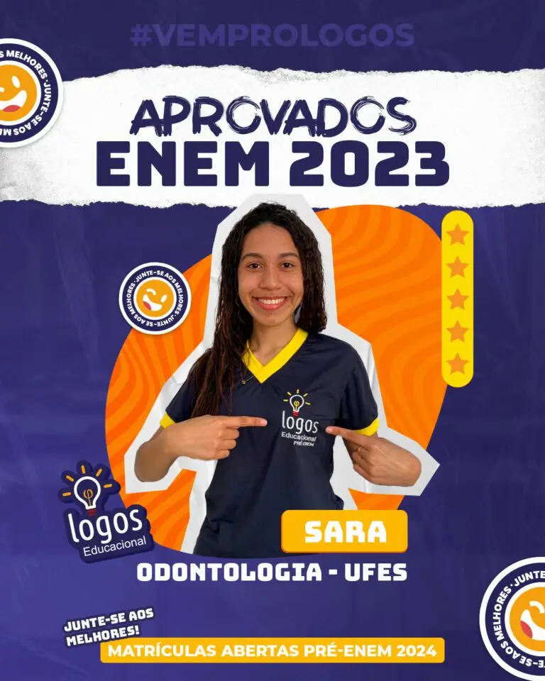 Aluno do Logos Educacional aprovado — ENEM
