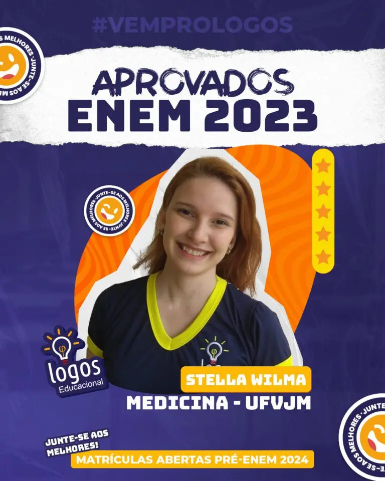 Aluno do Logos Educacional aprovado — ENEM
