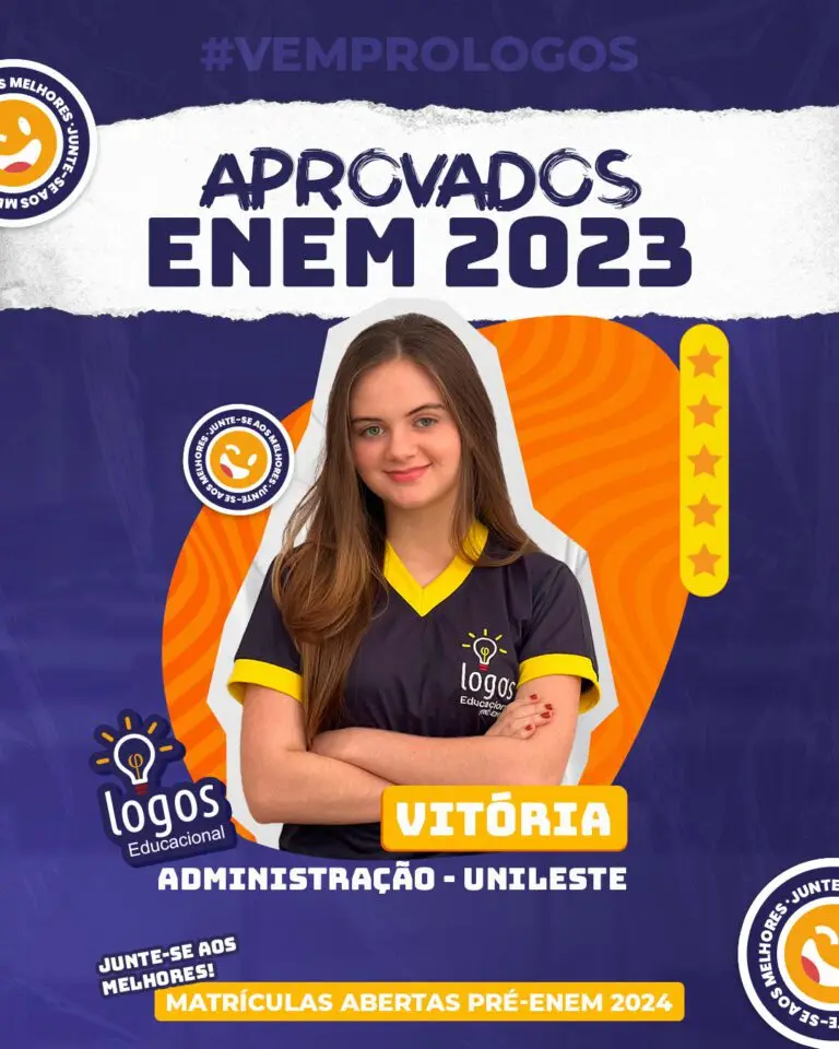 Aluno do Logos Educacional aprovado — ENEM