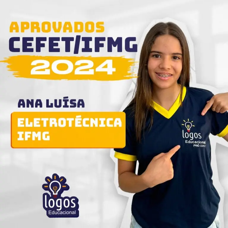Aluno do Logos Educacional aprovado — CEFET / IFMG