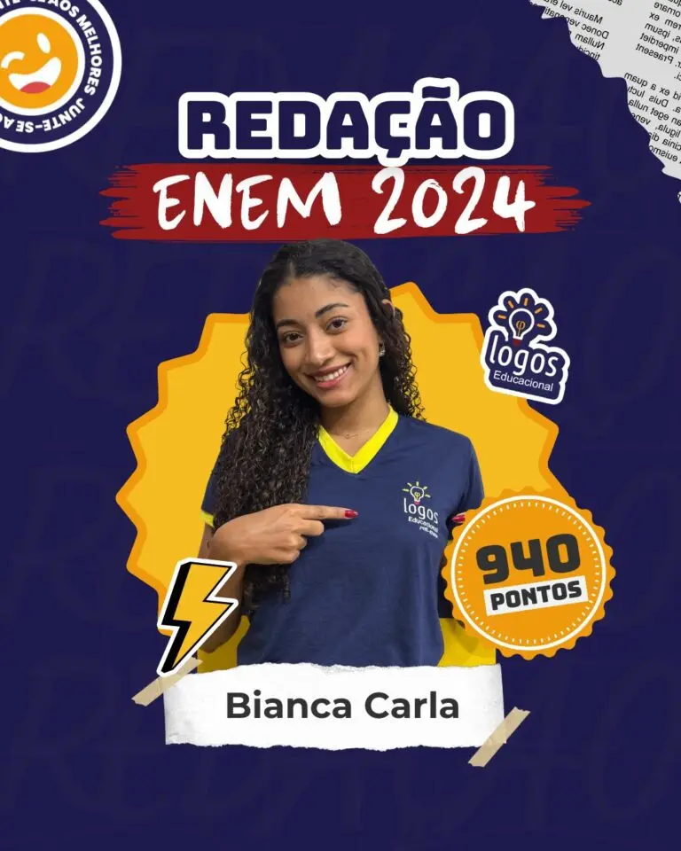 Aluno do Logos Educacional aprovado — Notas de redação