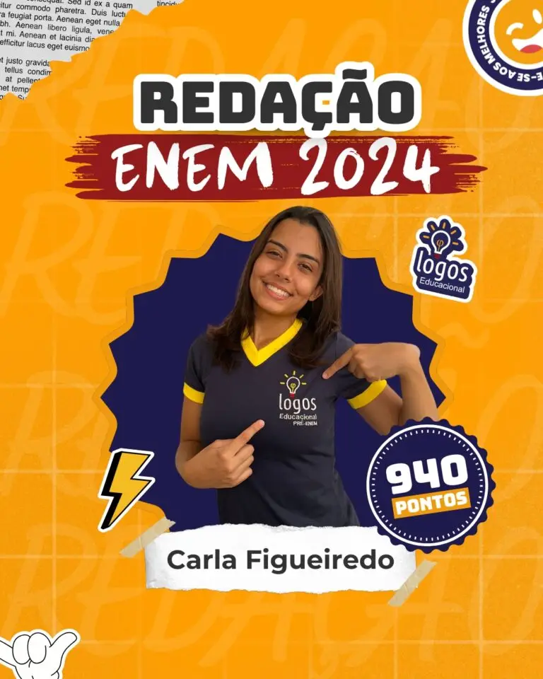 Aluno do Logos Educacional aprovado — Notas de redação
