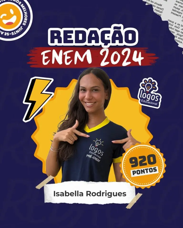 Aluno do Logos Educacional aprovado — Notas de redação