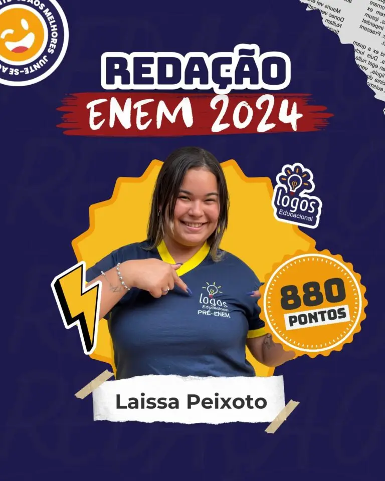 Aluno do Logos Educacional aprovado — Notas de redação
