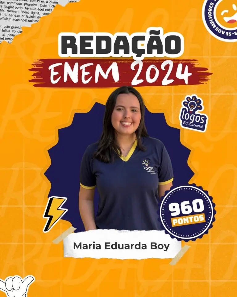 Aluno do Logos Educacional aprovado — Notas de redação