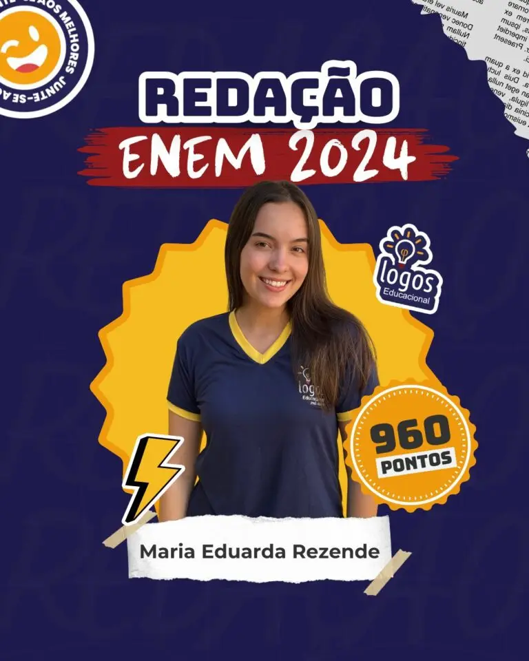 Aluno do Logos Educacional aprovado — Notas de redação