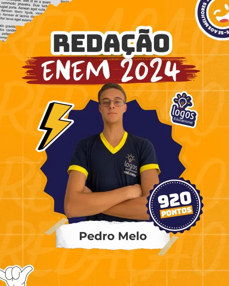 Aluno do Logos Educacional aprovado — Notas de redação
