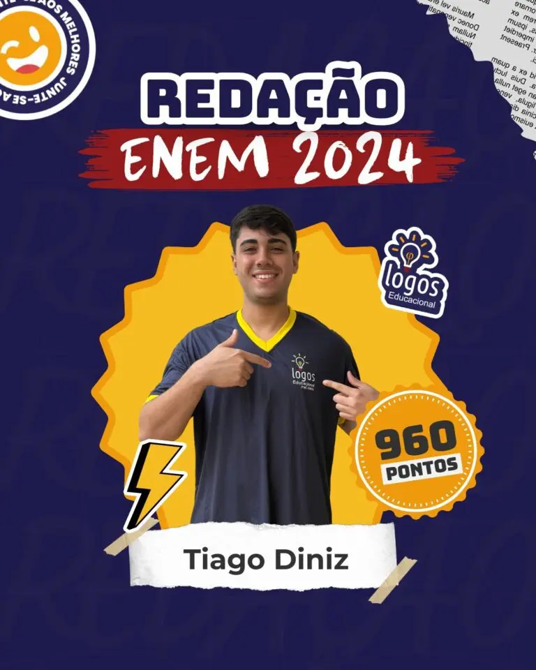 Aluno do Logos Educacional aprovado — Notas de redação