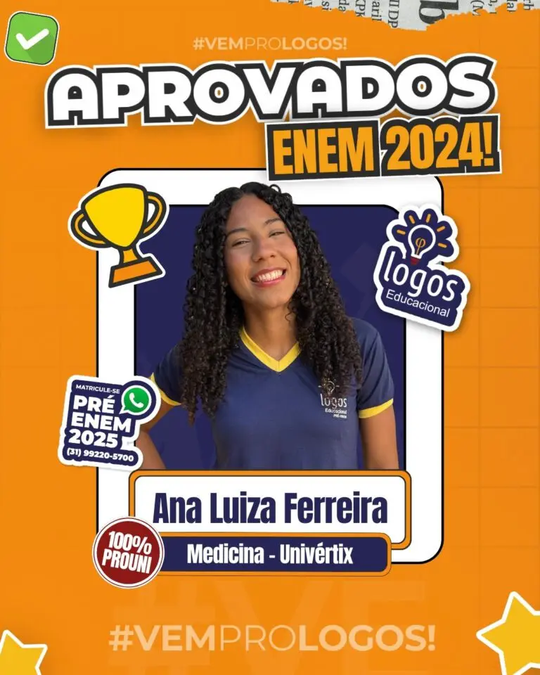Ana Luíza, aprovado em ENEM 2024