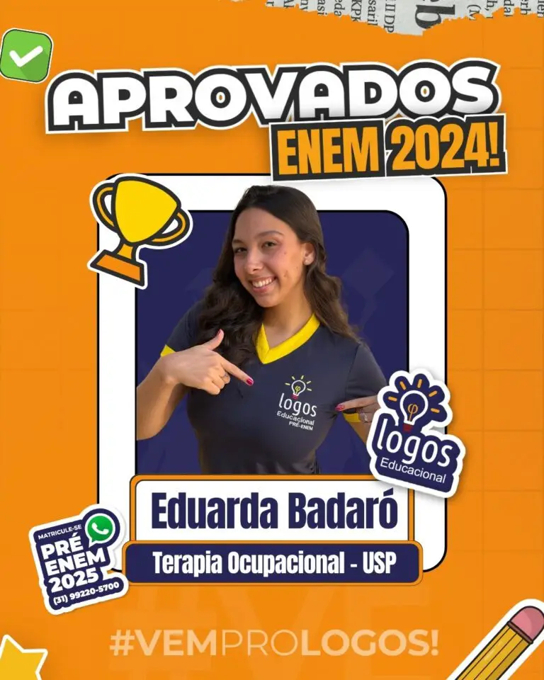 Eduarda, aprovado em ENEM 2024