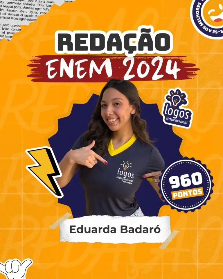 Aluno do Logos Educacional aprovado — Notas de redação