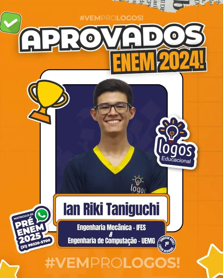 Ian, aprovado em ENEM 2024