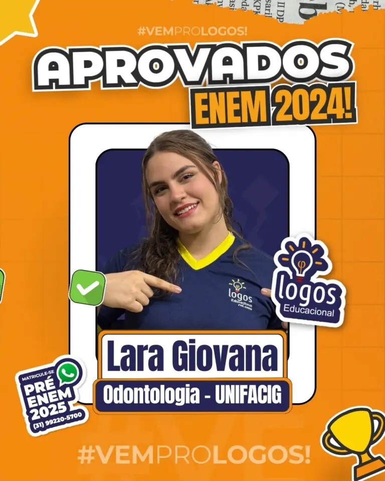Lara, aprovado em ENEM 2024