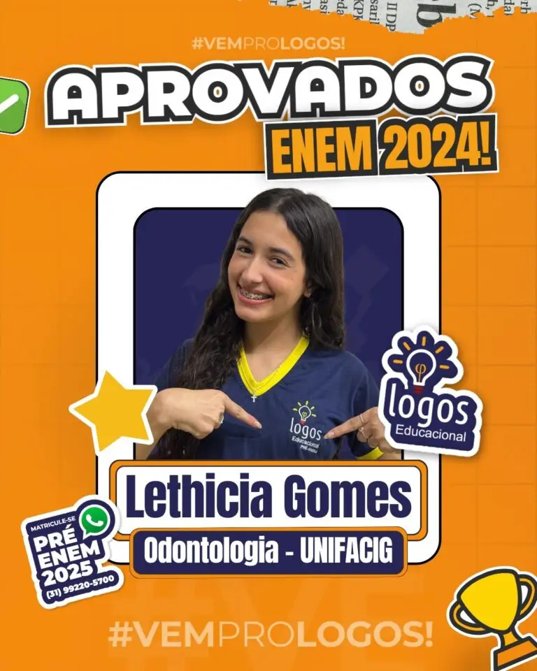 Lethícia, aprovado em ENEM 2024