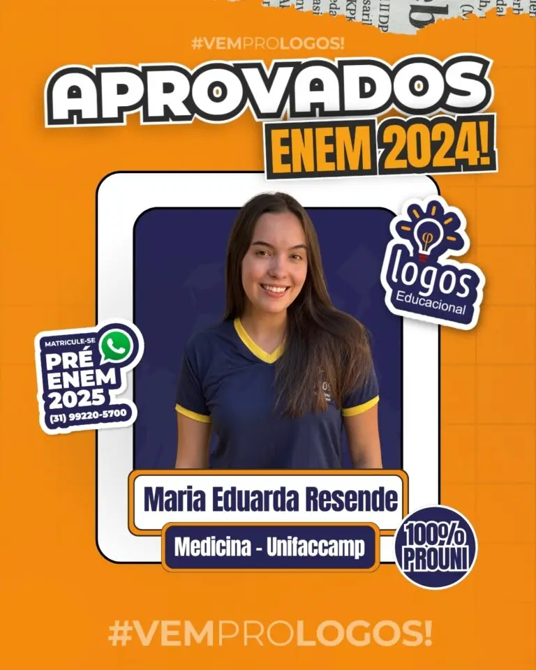 Maria Eduarda, aprovado em ENEM 2024