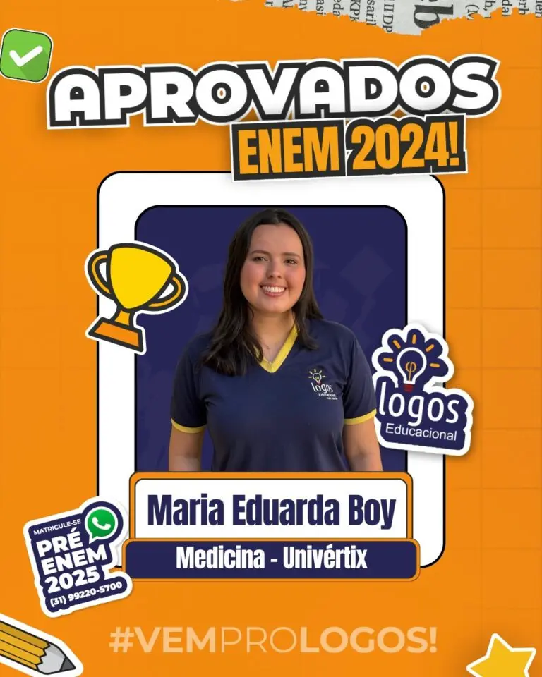 Maria Eduarda, aprovado em ENEM 2024