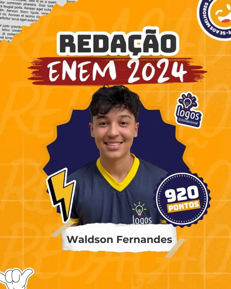 Aluno do Logos Educacional aprovado — Notas de redação