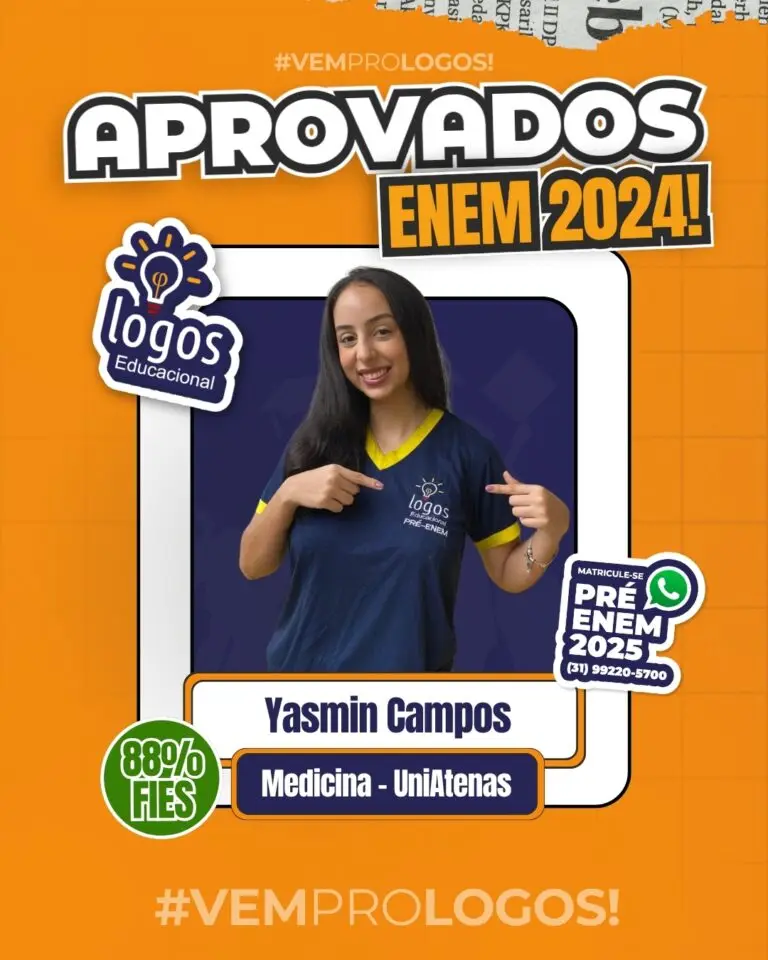 Yasmin, aprovado em ENEM 2024