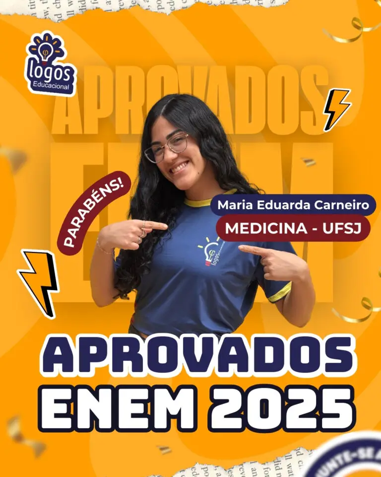 Aluno do Logos Educacional aprovado — ENEM