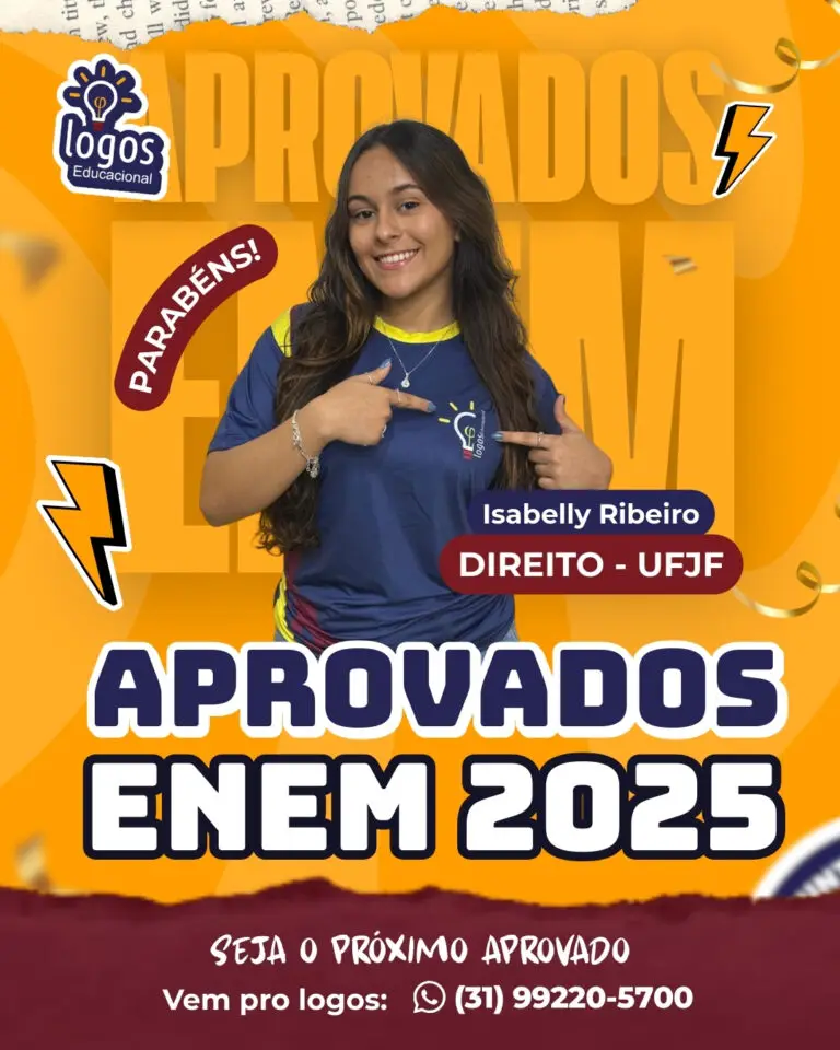 Aluno do Logos Educacional aprovado — ENEM