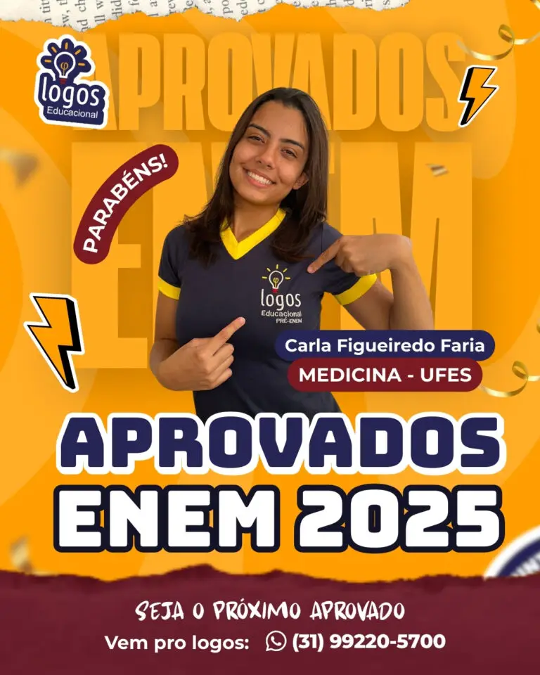 Aluno do Logos Educacional aprovado — ENEM