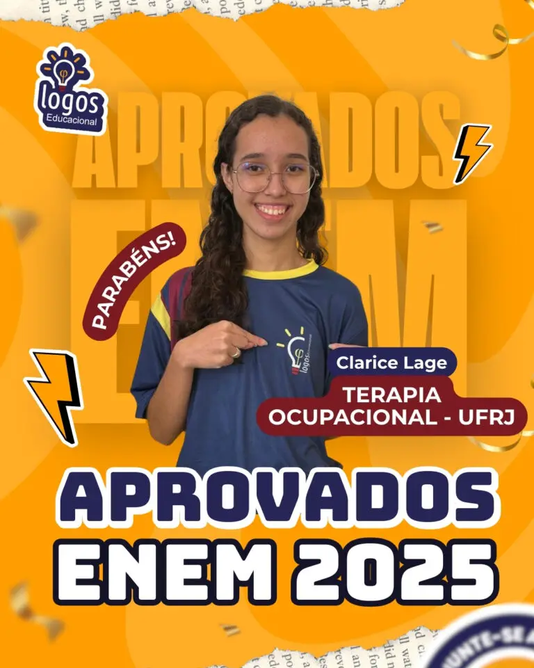 Aluno do Logos Educacional aprovado — ENEM