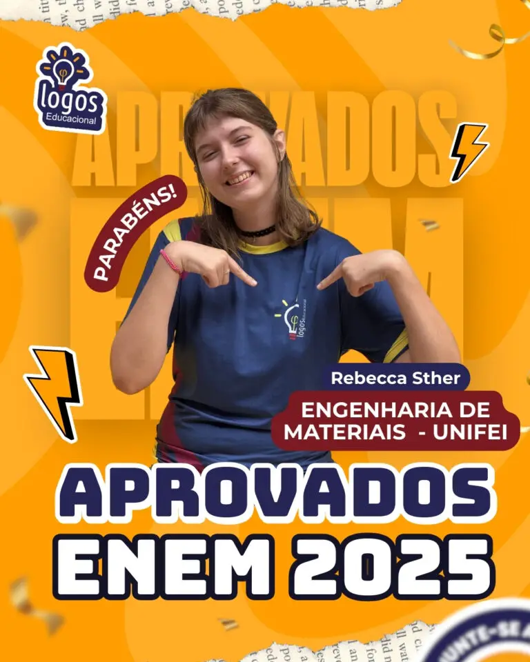 Aluno do Logos Educacional aprovado — ENEM
