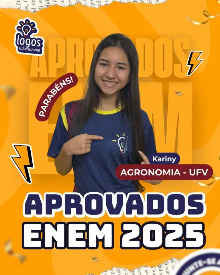 Aluno do Logos Educacional aprovado — ENEM