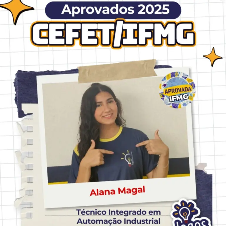 Aluno do Logos Educacional aprovado — CEFET / IFMG