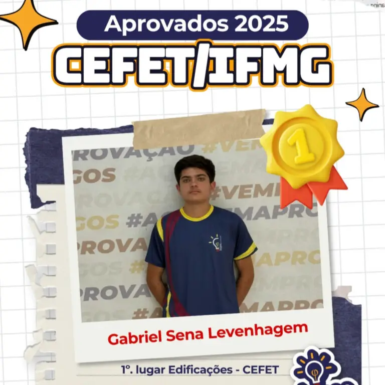 Aluno do Logos Educacional aprovado — CEFET / IFMG