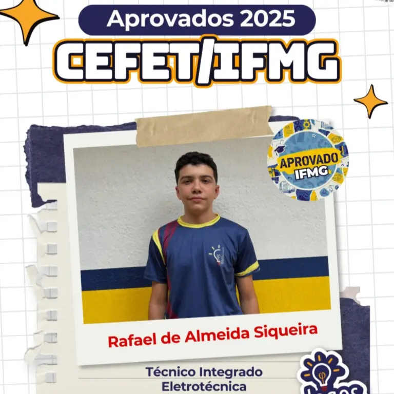 Aluno do Logos Educacional aprovado — CEFET / IFMG