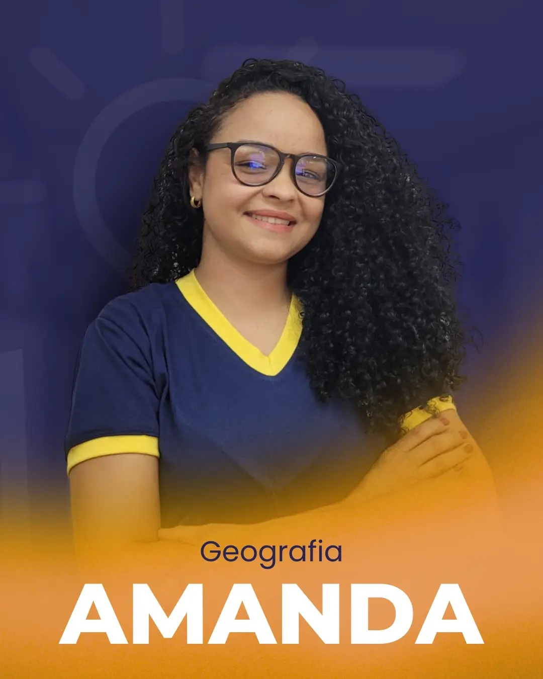 Amanda, professor de Geografia no Logos Educacional