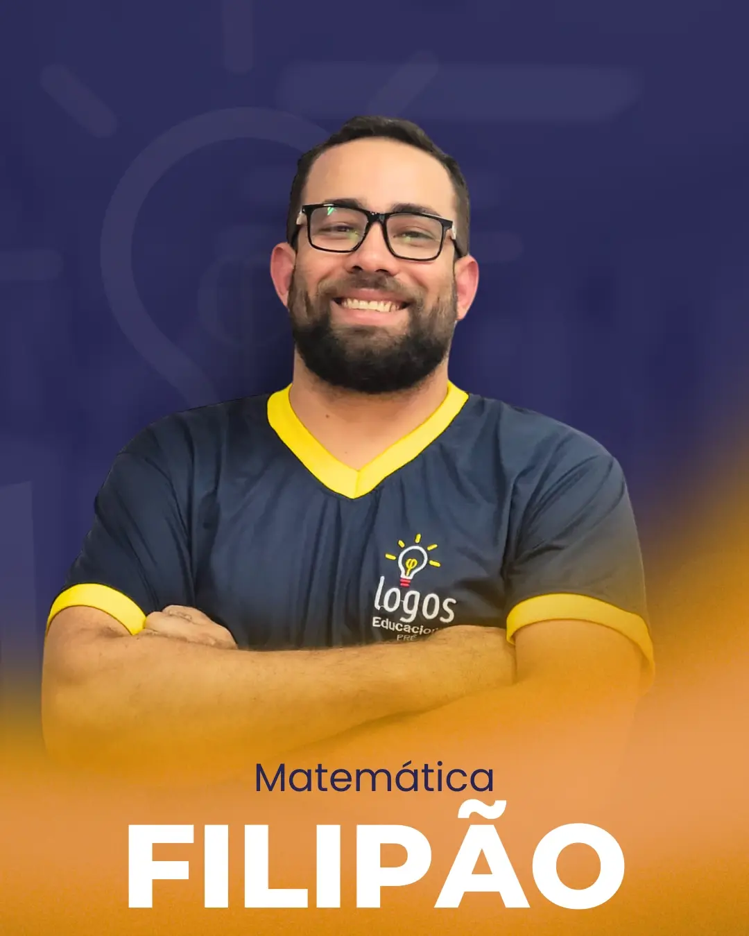 Filipão, professor de Matemática no Logos Educacional