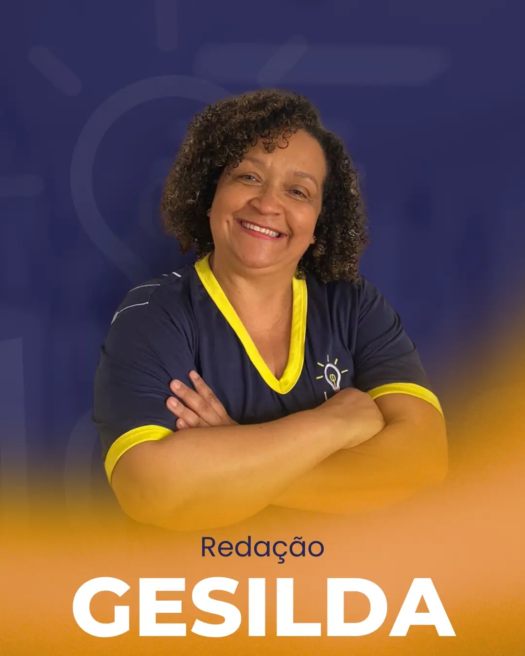 Gesilda, professor de Redação no Logos Educacional