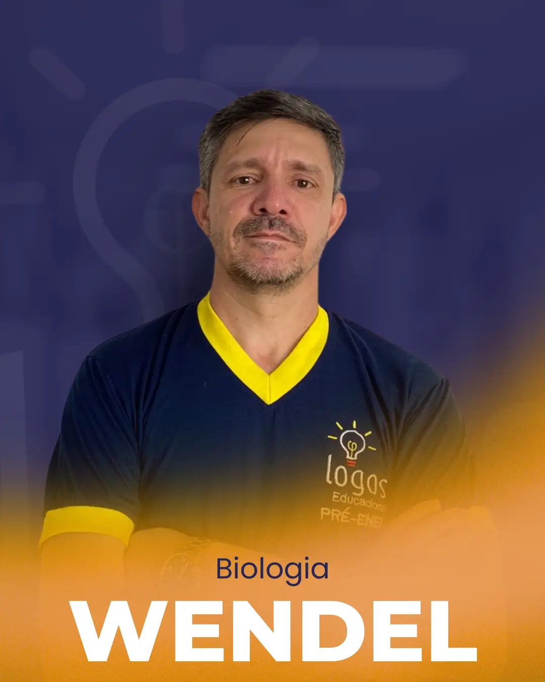 Wendel, professor de Biologia no Logos Educacional