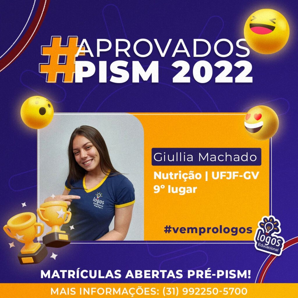 Giullia Machado aprovado PISM 2022