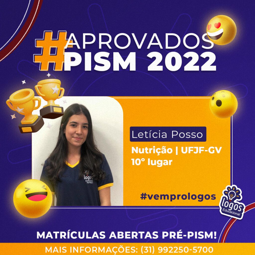 Leticia Posso aprovado PISM 2022