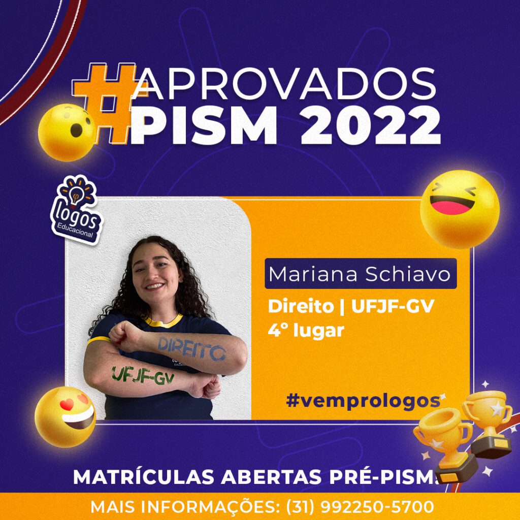 Mariana Schiavo aprovado PISM 2022