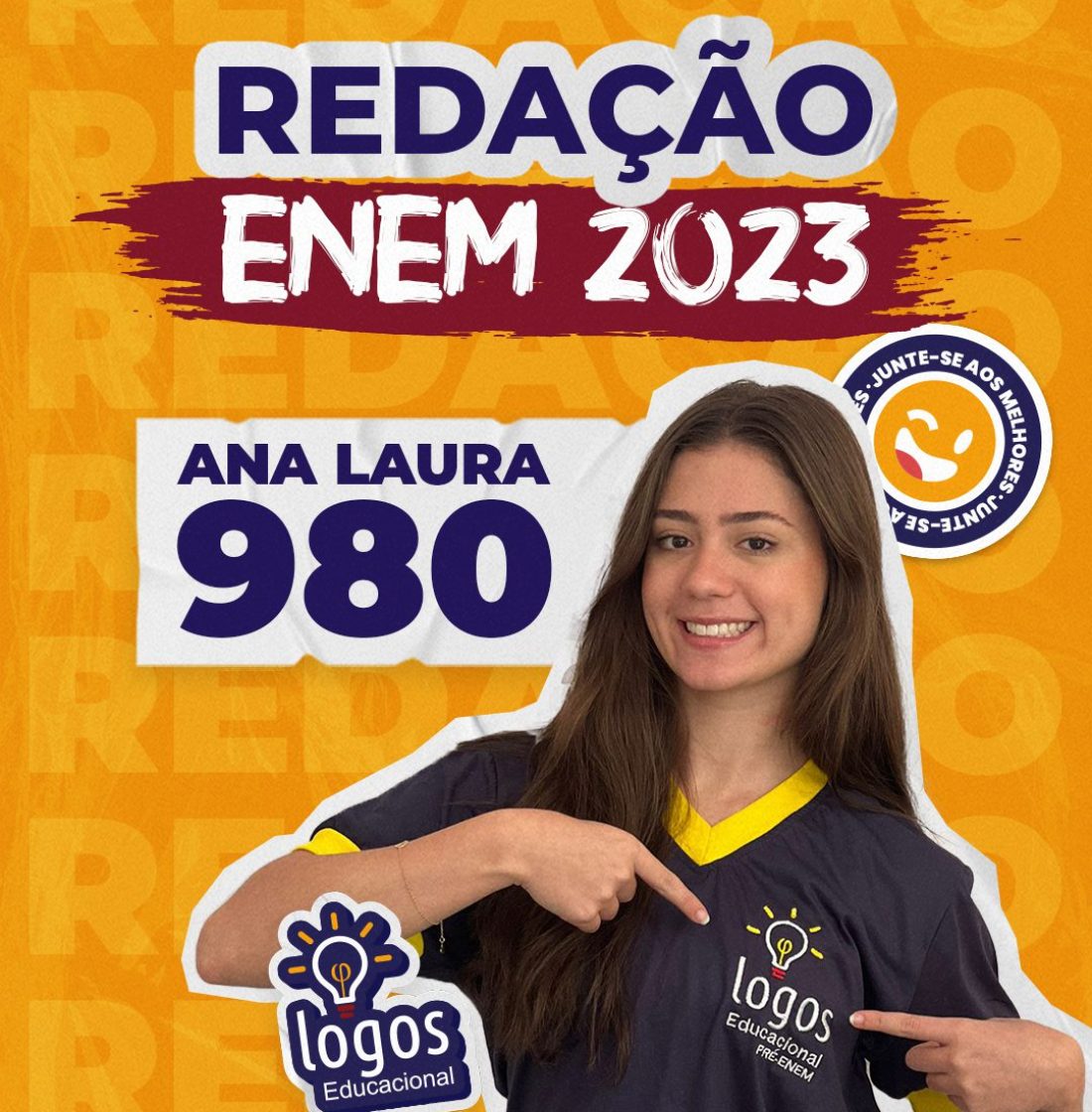 Ana Laura nota alta na redação enem 2023