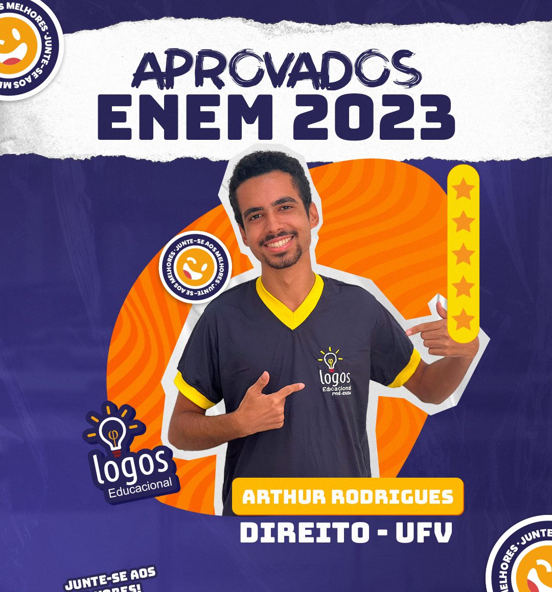 Arthur Rodrigues aprovado Enem 2023