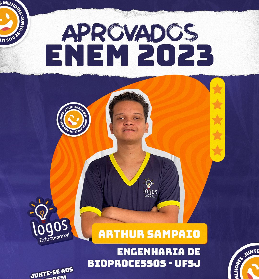 Arthur Sampaio aprovado Enem 2023