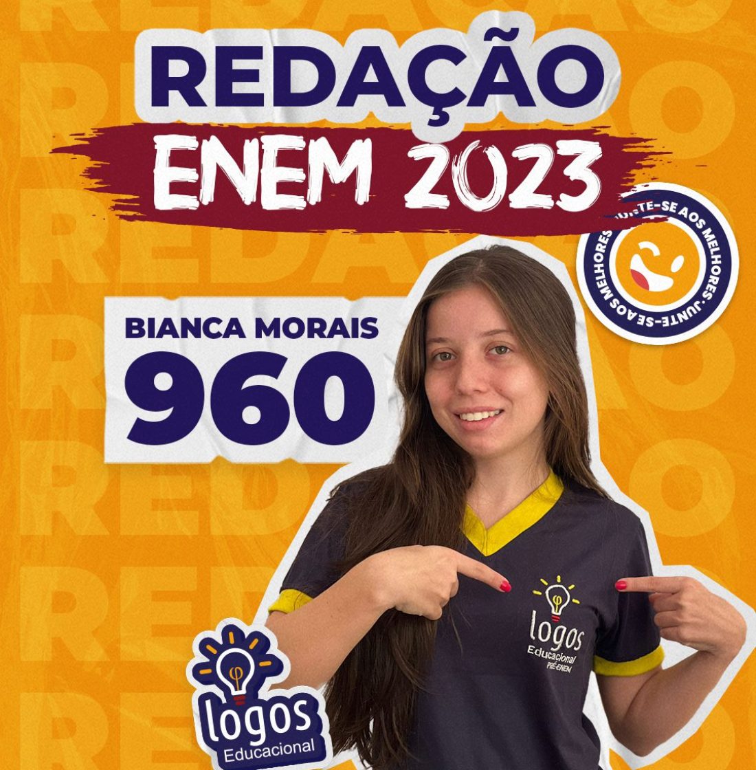 Bianca Morais nota alta na redação enem 2023