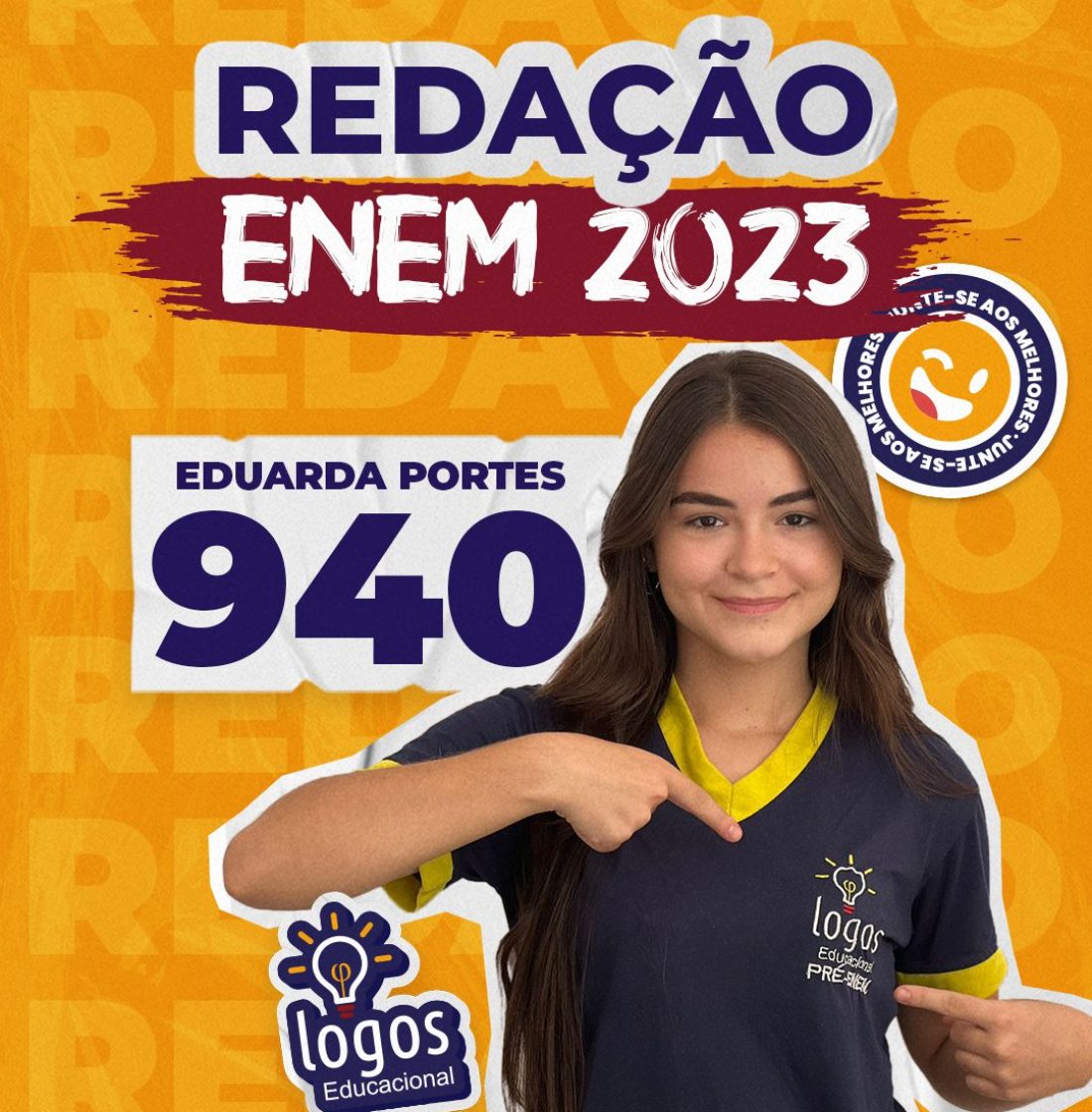 Eduarda Portes nota alta na redação enem 2023