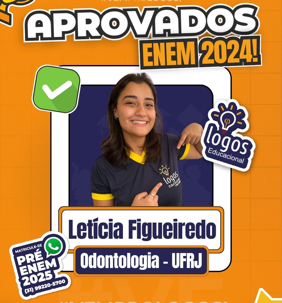 Letícia Figueiredo uma das aprovadas no enem 2024