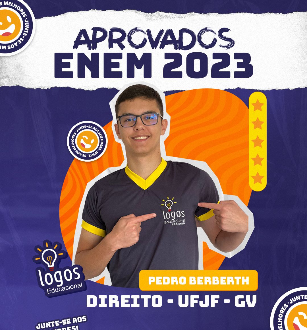 Pedro Berberth aprovado Enem 2023