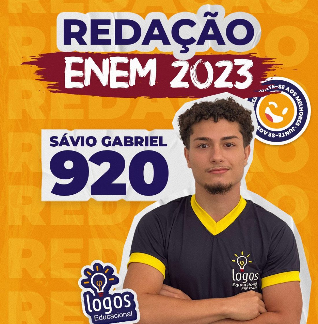 Sávio Gabriel nota alta na redação enem 2023