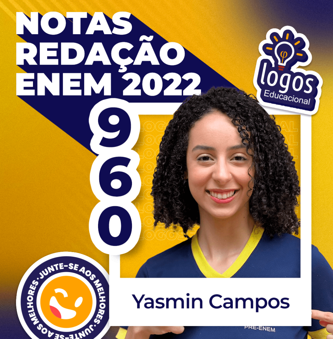 Yasmin Campos nota alta na redação enem 2022